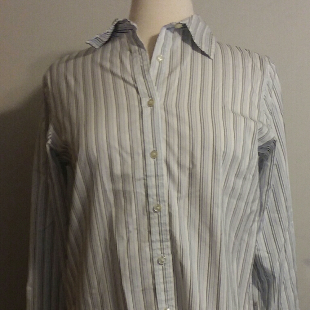 Charter Club 6 Long Sleeve Shirt Top Blouse